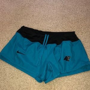 Nike Carolina panthers shorts
